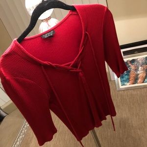 Red Topshop Top❣️❤️✨
